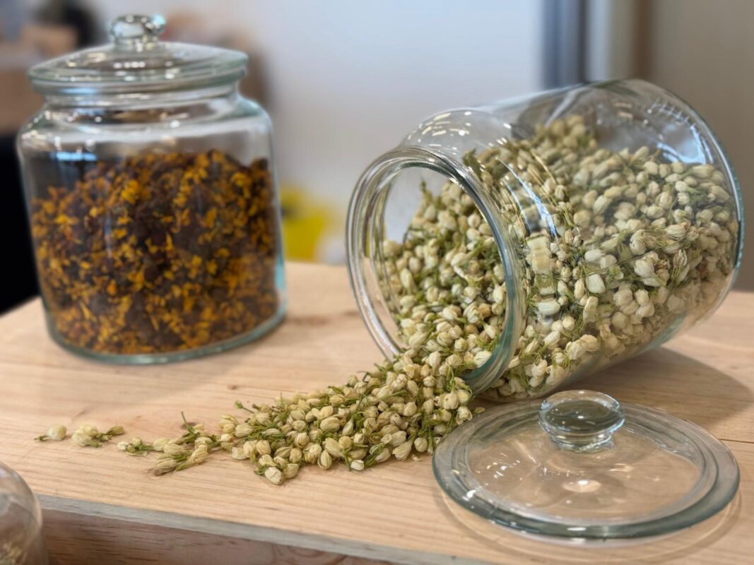 floral tea
