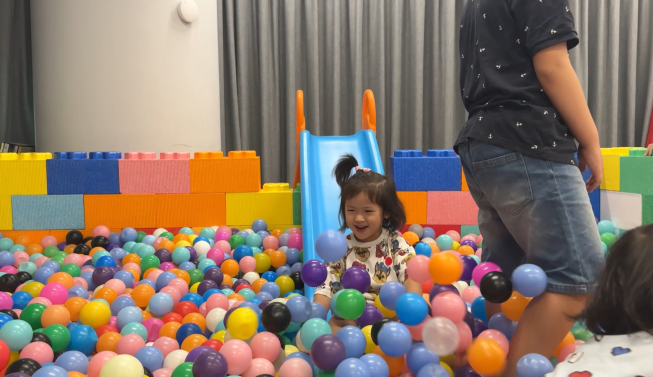 lego ballpit with people 2