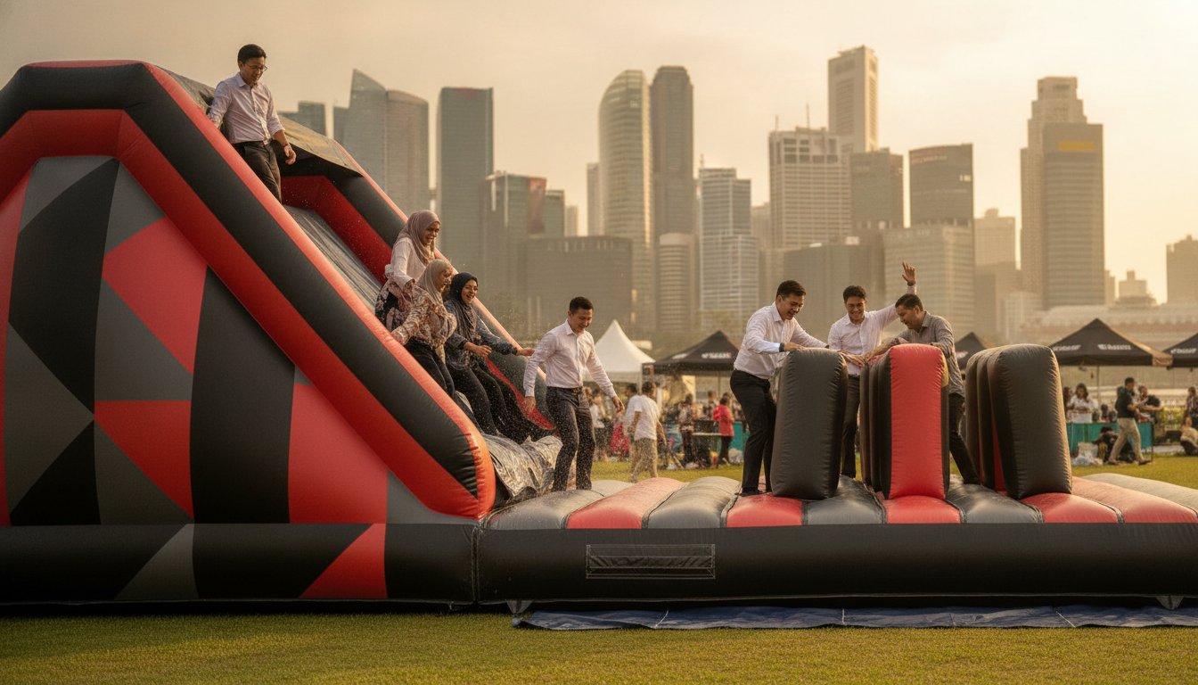 Bouncy Castle for Corporate Events Singapore: The 2026 Professional Planning Guide